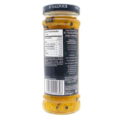 MERMELADA MANGO Y MARACUYA  284 gr. ST.DALFOUR