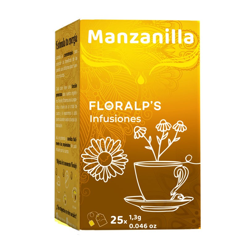 MANZANILLA 25 sobres FLORALP´S NATURA