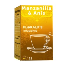 MANZANILLA + ANIS 25 sobres FLORALP´S NATURA