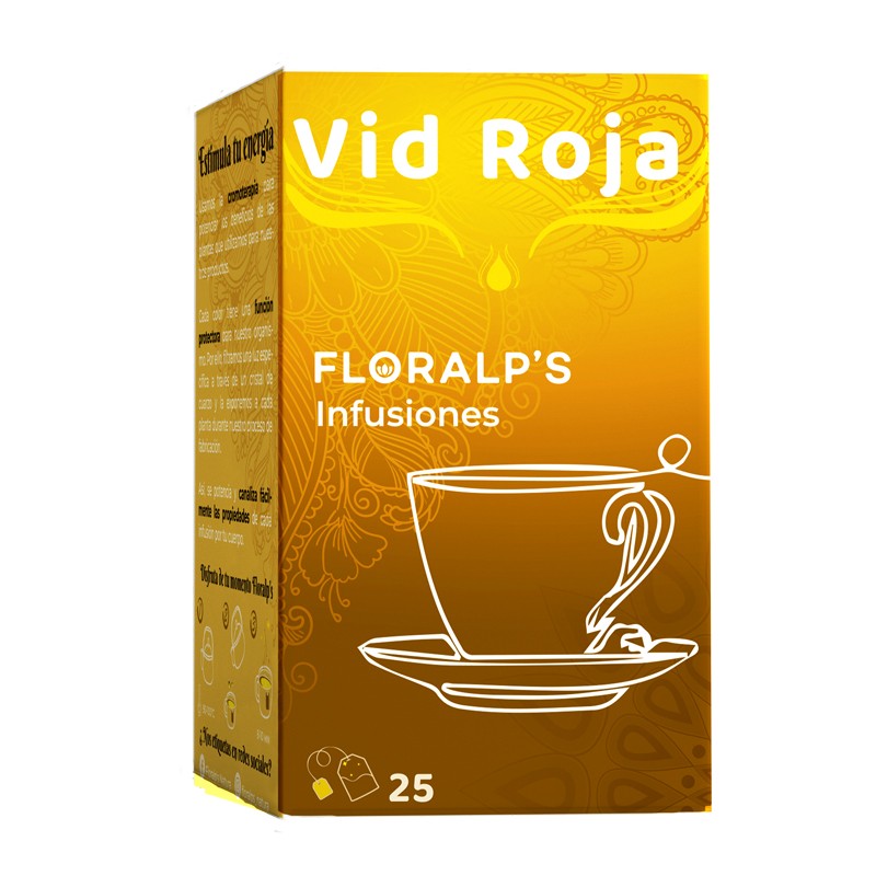 VID ROJA 25 sobres FLORALP´S NATURA