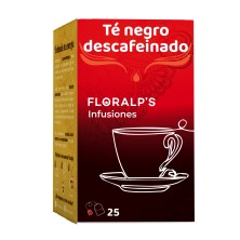 TE NEGRO DESCAFEINADO 25 sobres FLORALP'S NATURA