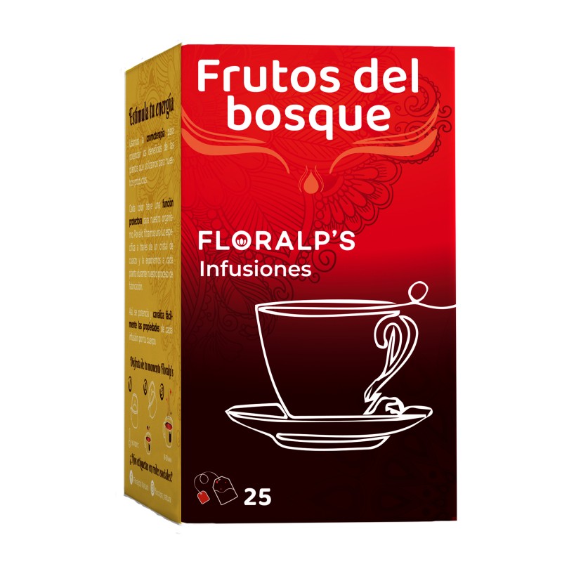 FRUTOS DEL BOSQUE 25 sobres FLORALP´S NATURA