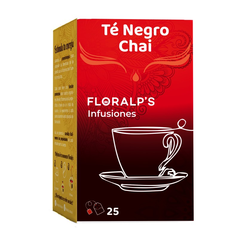 TE NEGRO CHAI 25 sobres FLORALP´S NATURA