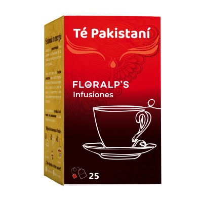 TE PAKISTANI (TE NEGRO) 25 infusiones FLORALP´S NATURA