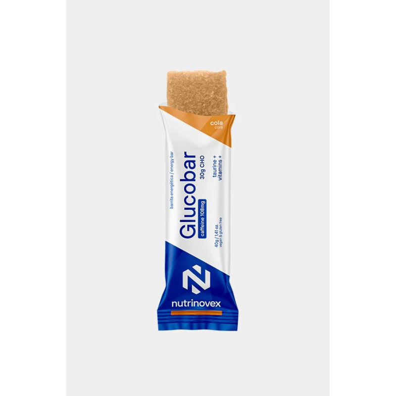 GLUCOBAR 95 mg. CAFEINA + 30 gr. CHO COLA NUTRINOVEX
