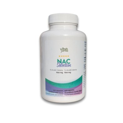 NAC Selection (N-Acetyl-Cisteina) 600 mg. 120 caps. VIBEFARMA NAC Selection (N-Acetyl-Cisteina) 600 mg. 120 caps. VIBEFARMA
