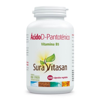 ACIDO D-PANTOTENICO 500 mg. 100 cápsulas SURAVITASAN