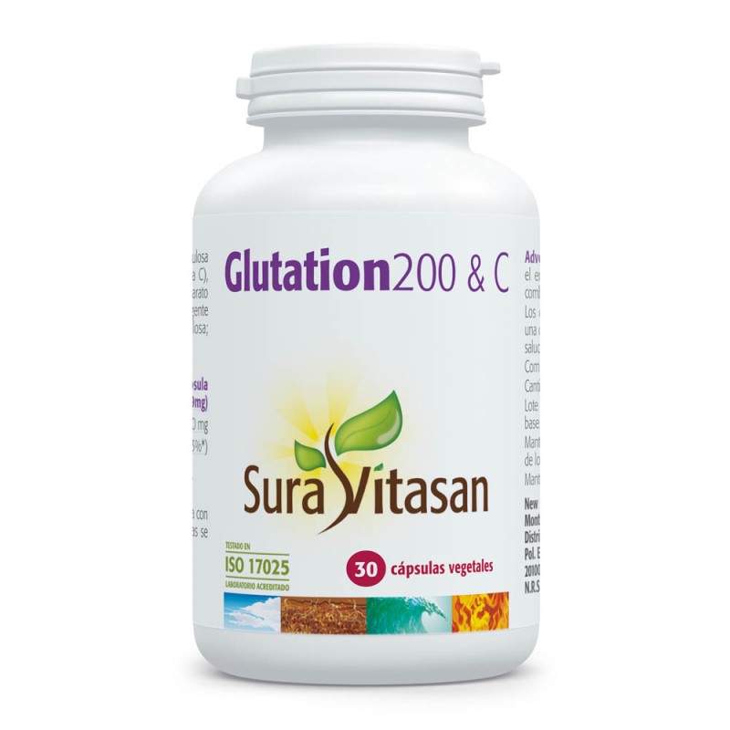 GLUTATION 200 & C 30 cápsulas SURAVITASAN