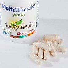 MULTI MINERALES QUELADOS 90 cápsulas SURAVITASAN