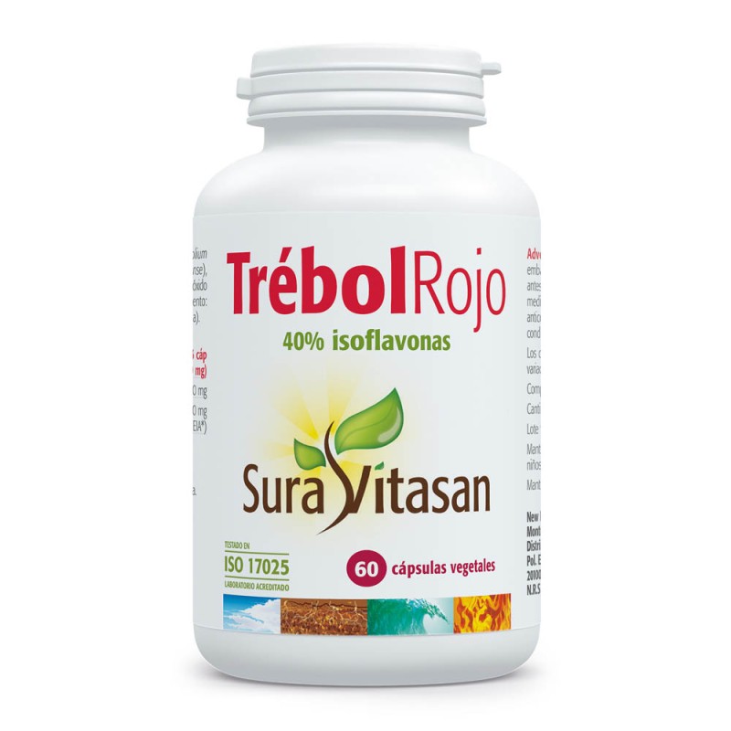 TREBOL ROJO 40% isoflavonas 60 cápsulas SURAVITASAN