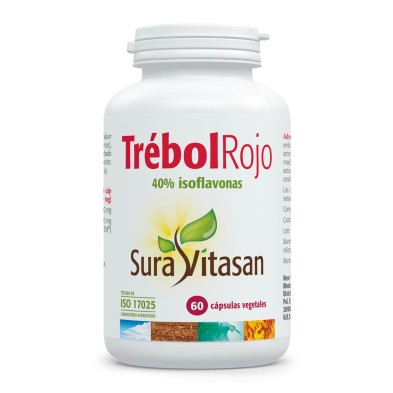 TREBOL ROJO 40% isoflavonas 60 cápsulas SURAVITASAN