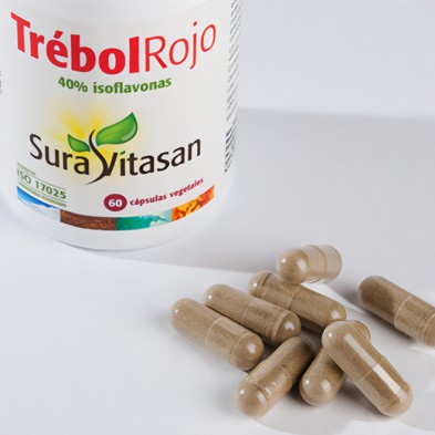 TREBOL ROJO 40% isoflavonas 60 cápsulas SURAVITASAN