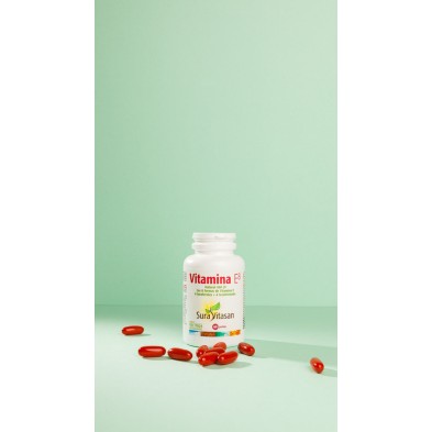 VITAMINA E8  natural 400 U.I. con tocoferoles 60 perlas SURAVITASAN