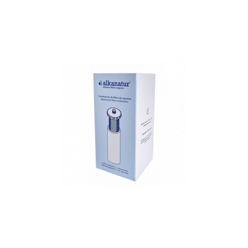 REPUESTO FILTRO DUCHA 50.000 L. ALKANATUR REPUESTO FILTRO DUCHA 50.000 L. ALKANATUR