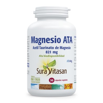 Magnesio ATA (Acetil Taurinato de Magnesio) 30 caps. SURAVITASAN Magnesio ATA (Acetil Taurinato de Magnesio) 30 caps. SURAVITASAN