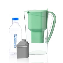 JARRA ALKANATUR  VERDE con FILTRO ZEOLITA
