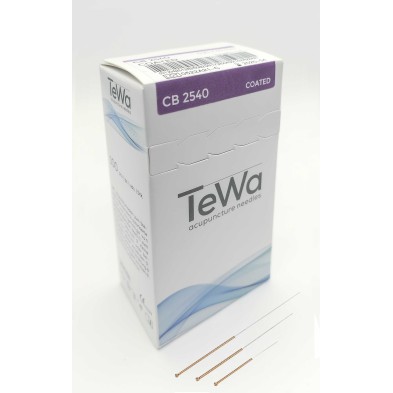 TEWA CB-3050 - 100 AGUJAS SILICONADAS SIN GUIA