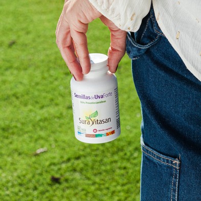SEMILLA DE UVA FORTE 500 mg. 60 capsulas SURAVITASAN