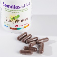 SEMILLAS DE UVA O.P.C. 80% proantocianidinas 60 caps. SURAVITASAN