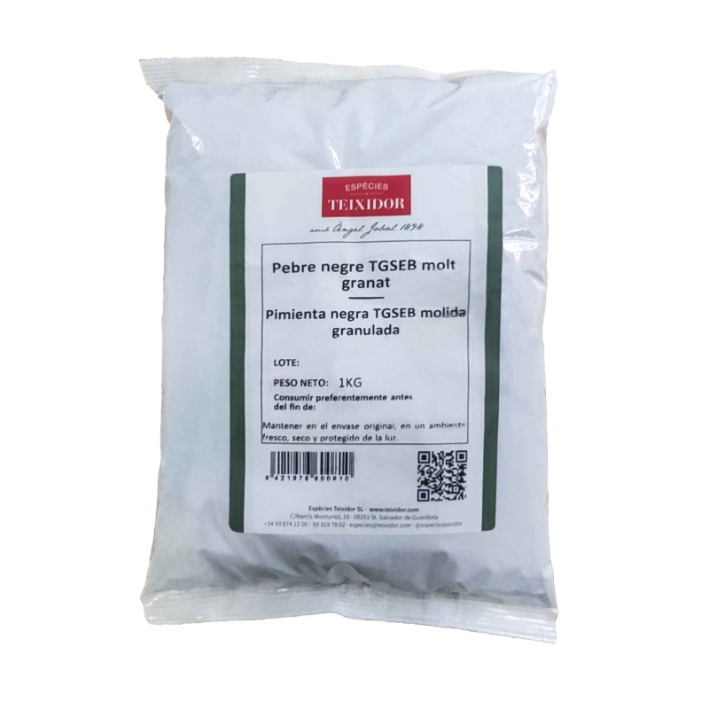 PIMIENTA NEGRA MOLIDA 1 Kgr. LA FLOR DEL PIRINEO