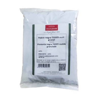 PIMIENTA NEGRA MOLIDA 1 Kgr. LA FLOR DEL PIRINEO