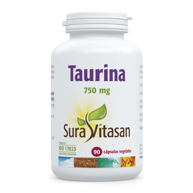 L-TAURINA 750 mg. 90 cápsulas SURAVITASAN