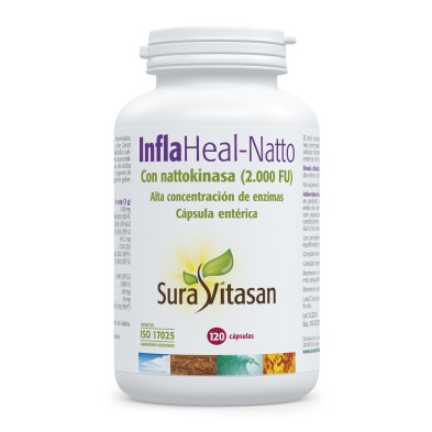 INFLA HEAL NATTO 120 caps. SURAVITASAN