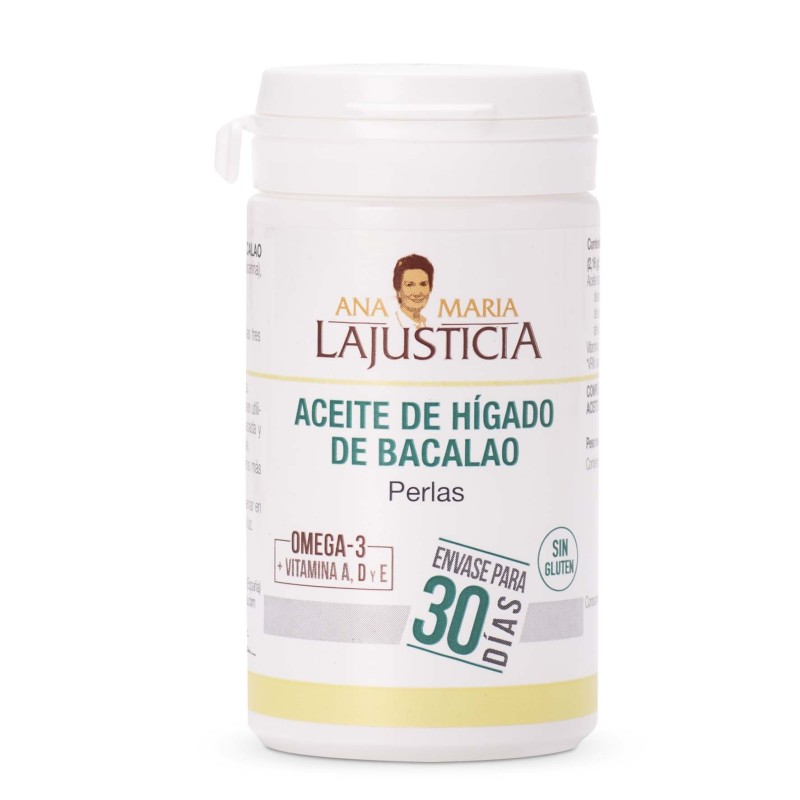 ACEITE DE HIGADO DE BACALAO 90 perlas ANA Mª LAJUSTICIA