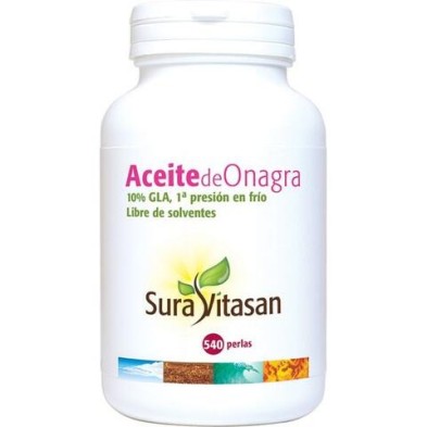 ACEITE DE ONAGRA 500 mg.10% AGL 540 perl. 1ª presión en frío SURAVITASAN