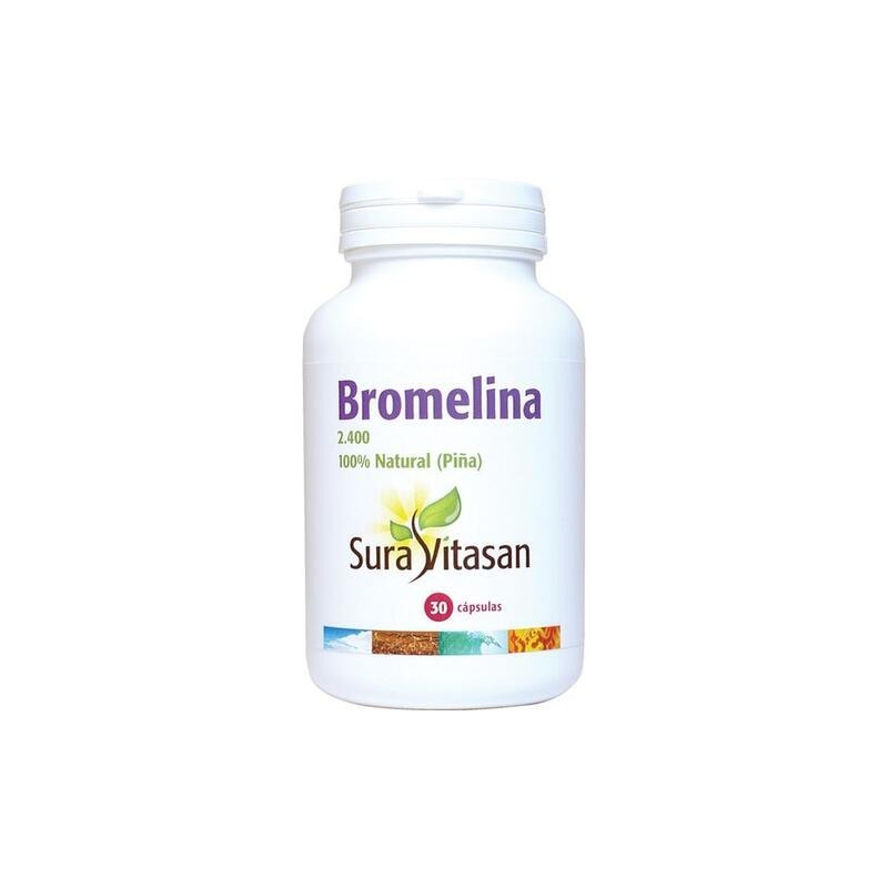 BROMELINA 2.400    500 mg. 30 capsulas SURAVITASAN