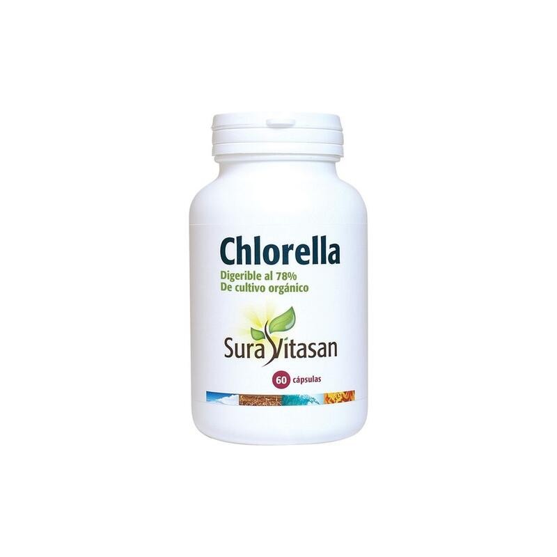 CHLORELLA 455 mg. 60 cápsulas SURAVITASAN