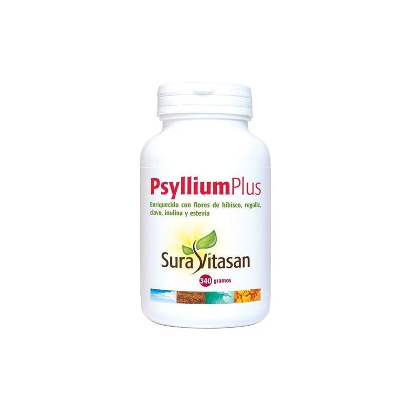 PSYLLIUM PLUS enriquedico + F.O.S. polvo 340 gramos SURAVITASAN