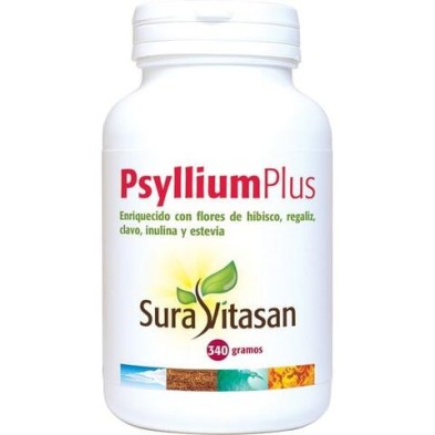 PSYLLIUM PLUS enriquedico + F.O.S. polvo 340 gramos SURAVITASAN