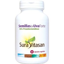 SEMILLA DE UVA FORTE 500 mg. 60 capsulas SURAVITASAN