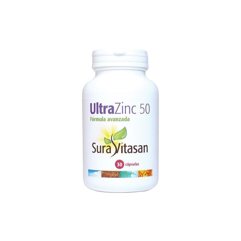 ULTRA ZINC 25 mg. 30 cápsulas SURAVITASAN