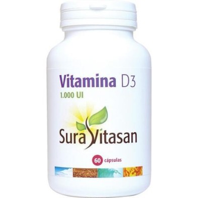 VITAMINA D3 1.000 UI 60 cápsulas SURAVITASAN