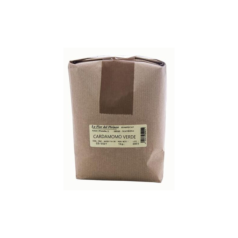 CARDAMOMOS VERDE 1 Kgr. LA FLOR DEL PIRINEO