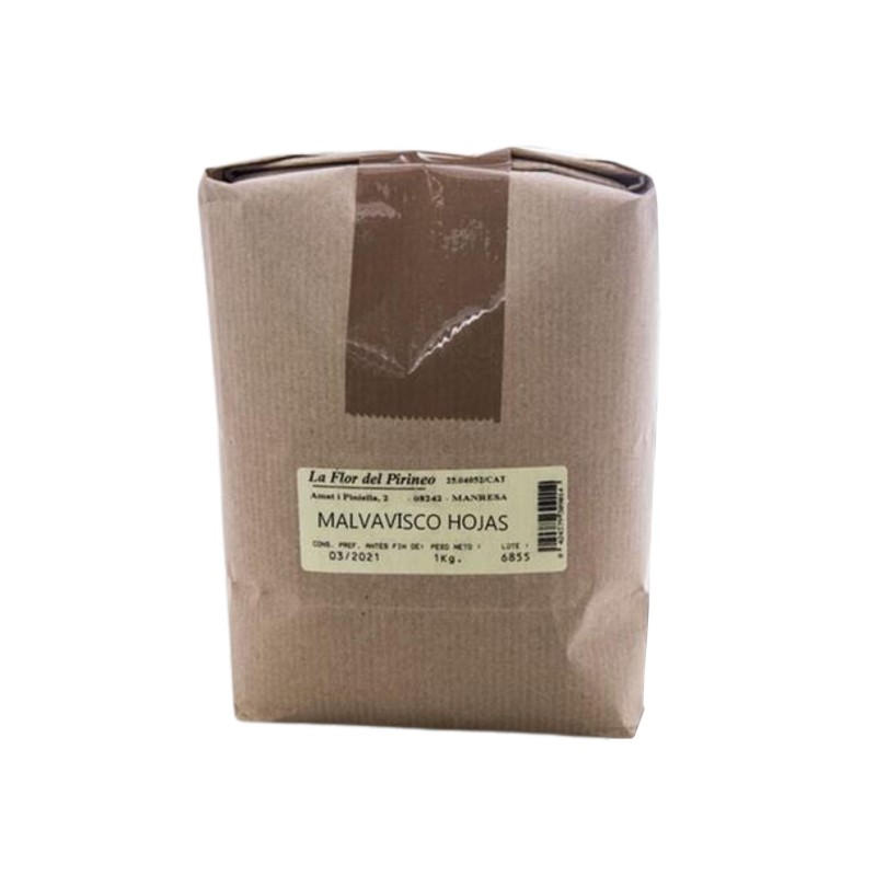 MALVAVISCO HOJAS 1 Kgr. LA FLOR DEL PIRINEO