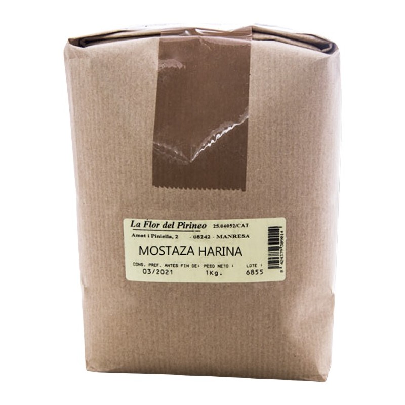 MOSTAZA HARINA 1 Kgr. LA FLOR DEL PIRINEO