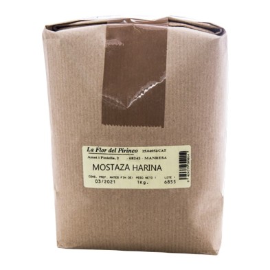 MOSTAZA HARINA 1 Kgr. LA FLOR DEL PIRINEO