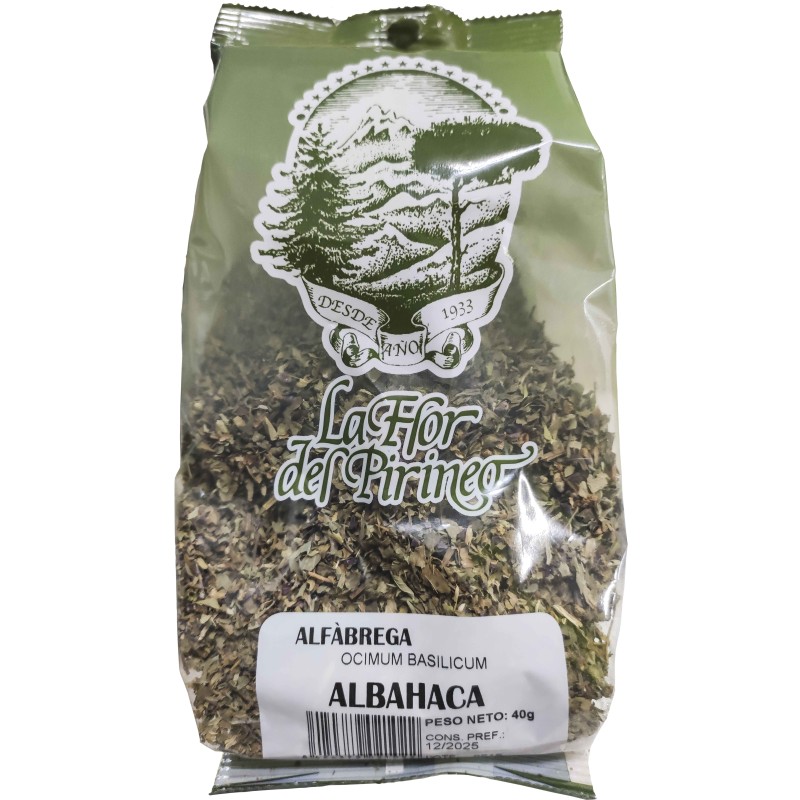 ALBAHACA 40 gr. LA FLOR DEL PIRINEO