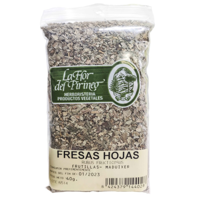 FRESAS HOJAS (Frutillas) 40 gr. LA FLOR DEL PIRINEO