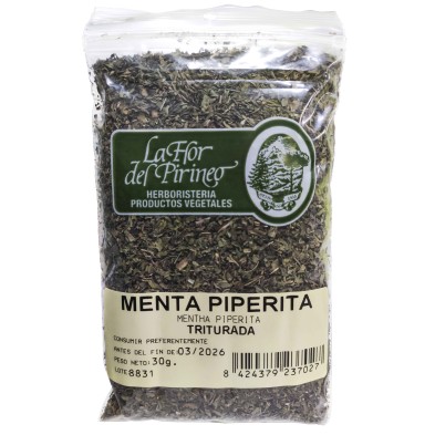 MENTA PIPERITA TRITURADA 30 gr. LA FLOR DEL PIRINEO