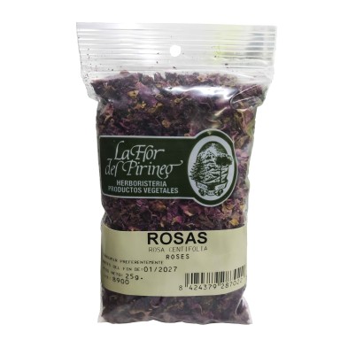 ROSAS PETALOS 25 gr. LA FLOR DEL PIRINEO