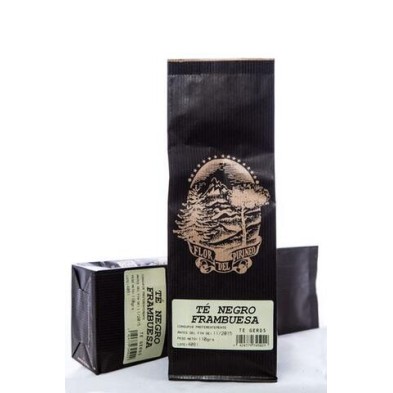 TÉ NEGRO FRAMBUESA 100 gr. LA FLOR DEL PIRINEO