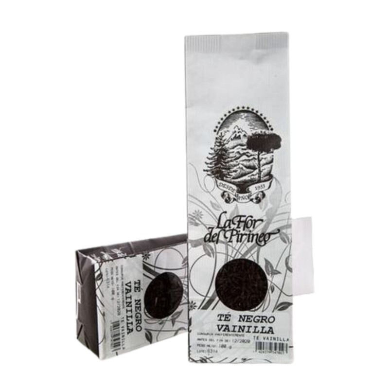 TÉ NEGRO VAINILLA 100 gr. LA FLOR DEL PIRINEO