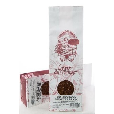 TÉ ROOIBOS MEDITERRÁNEO (limón,azahar,hibisco) 120 gr. LA FLOR DEL PIRINEO