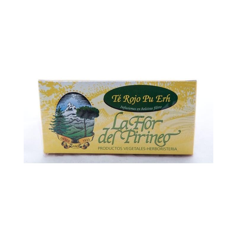 TÉ ROJO PU-ERH 25 Filtros LA FLOR DEL PIRINEO