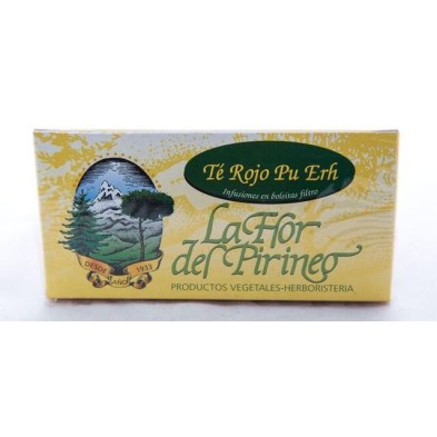TÉ ROJO PU-ERH 25 Filtros LA FLOR DEL PIRINEO
