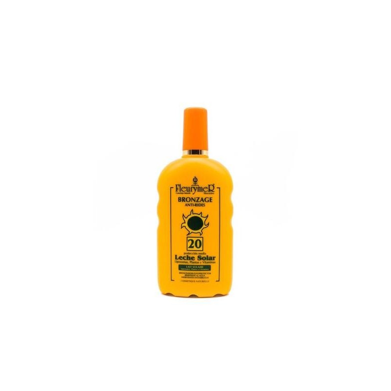 LECHE SOLAR SPF20 CON DOSIFICADOR 250 ml. FLEURYMER